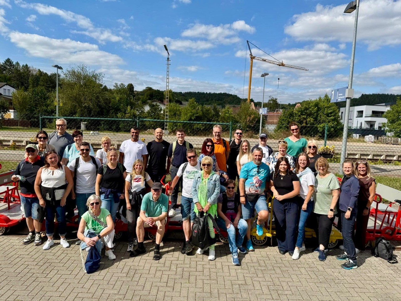 Betriebsausflug 2025: Mit der Draisine durchs Naheland